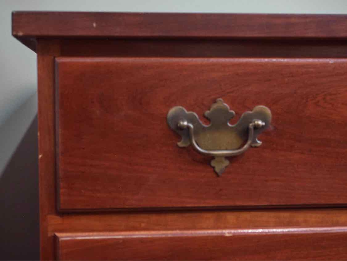 Solid Cherry Benchmade 8 Drawer Dresserwith Chippendale Handles