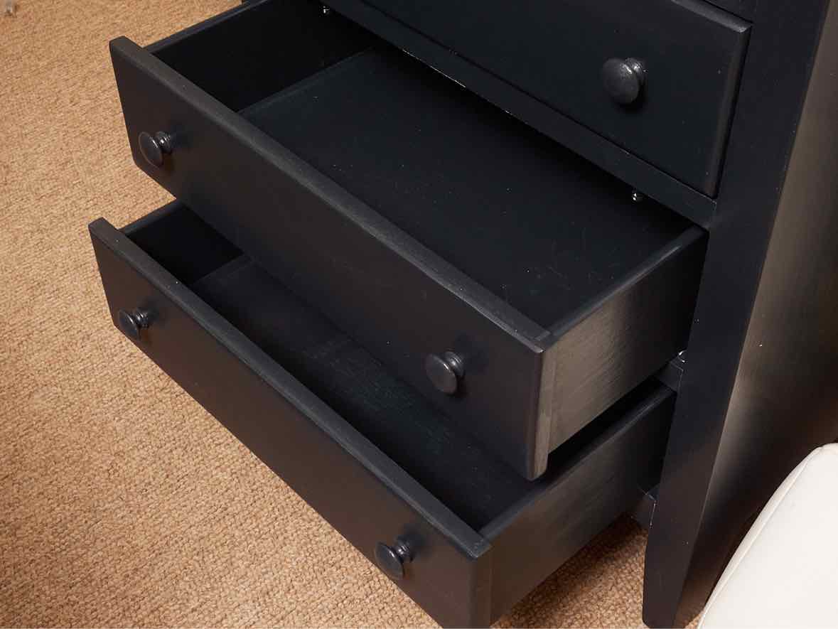 'Midnight Blue' Finish 9 Drawer Lingerie Chest