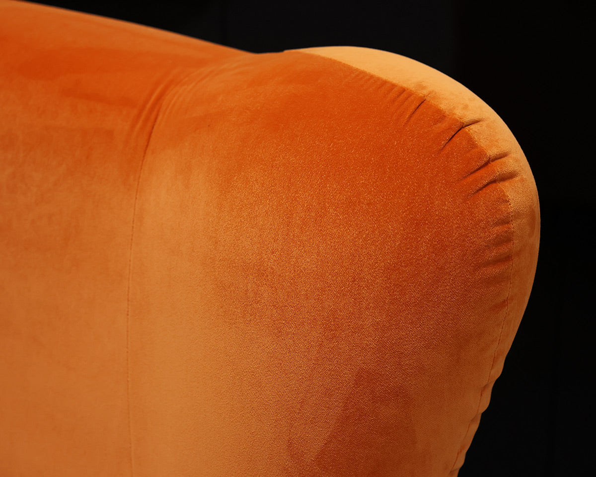 Carmenes Orange Accent Chair