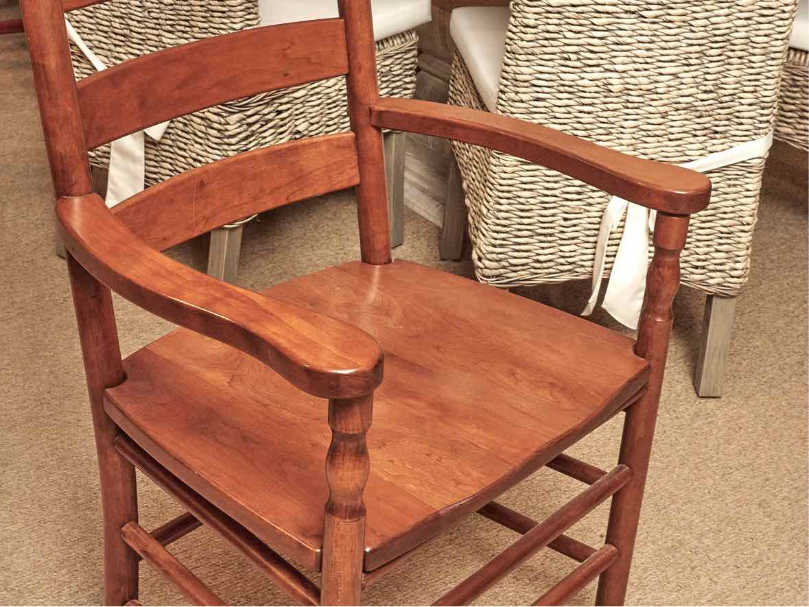 Cabot House Keystone Collection Shaker  Cherry Table 2 Leaves  &  6 Chair Set