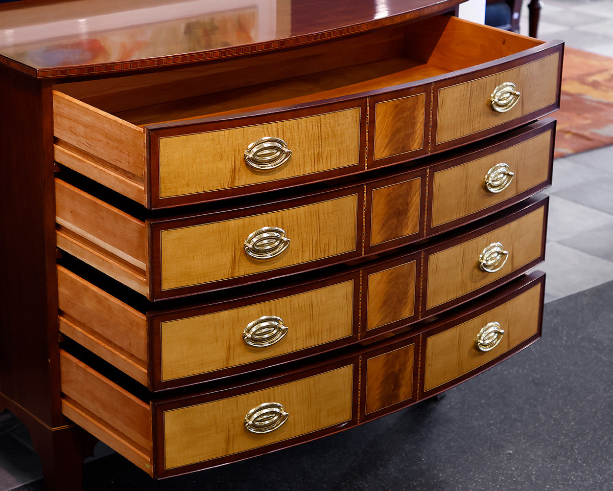 Stickley 4-Drawer Mahogany Colonial Williamsburg Accent Chest