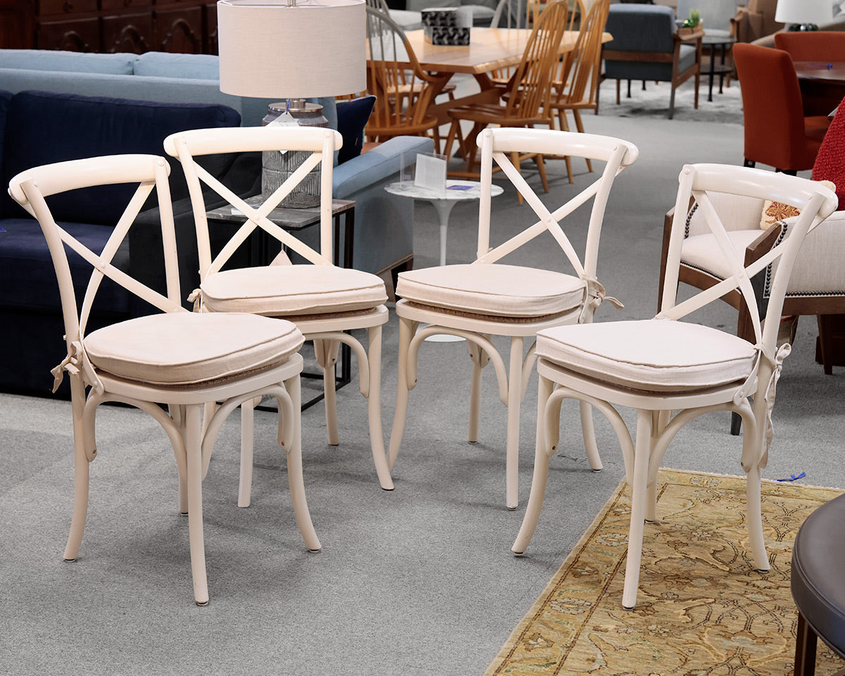 Set of 4 Ballard Design Dining Chairs