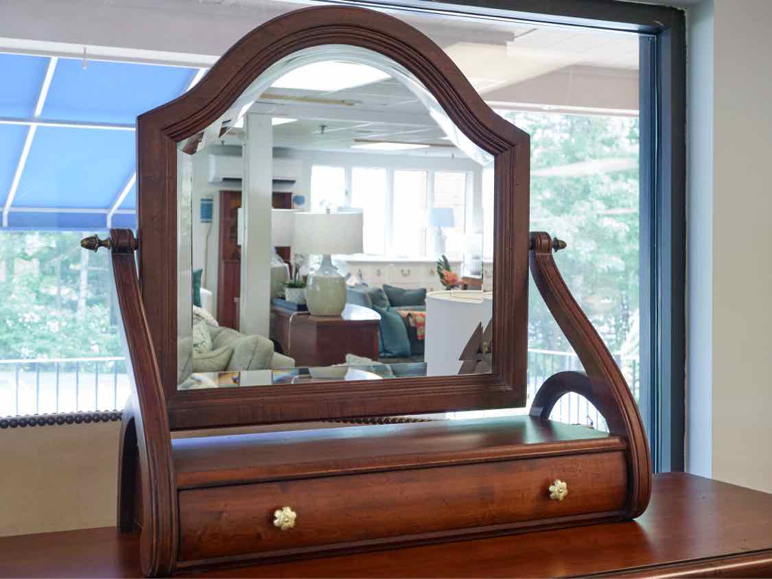 Ethan Allen British Classics Dawson Tall Dresser with Pivot Mirror