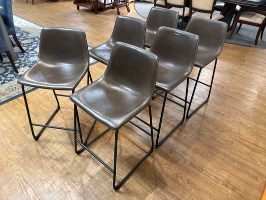 Ashley Furniture 'Centiar' Faux Leather Bar Stools