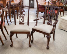 Set of Six Ethan Allen Chippendale Dining Chairs