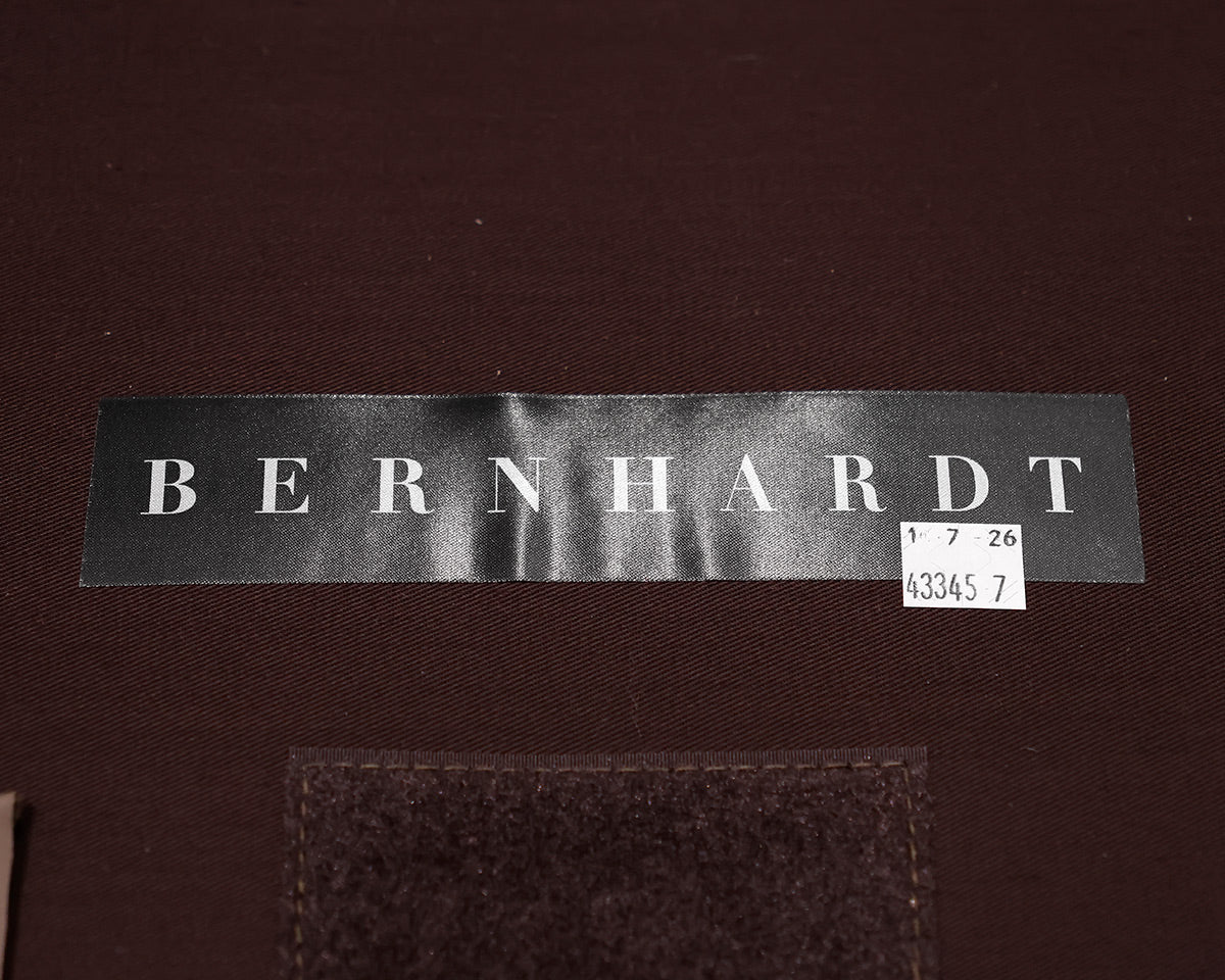 Pair of Bernhardt Leather Swivel Chairs