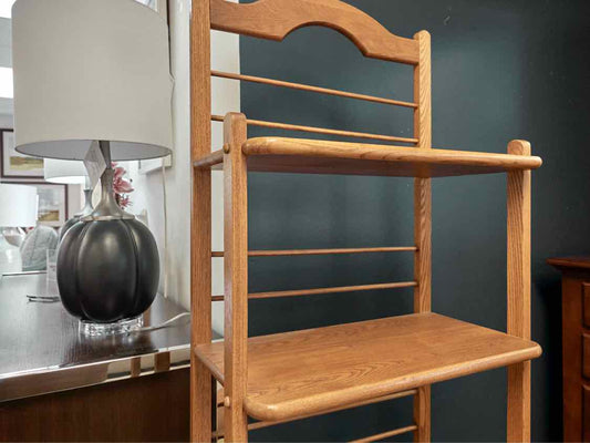 Petite Open Display Shelf in Oak
