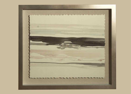 "Neutral Landscape" Framed Print
