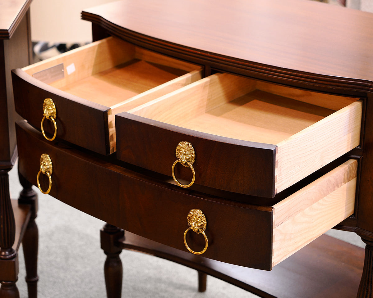 Pair of Hickory Chair Mahogany Side Tables