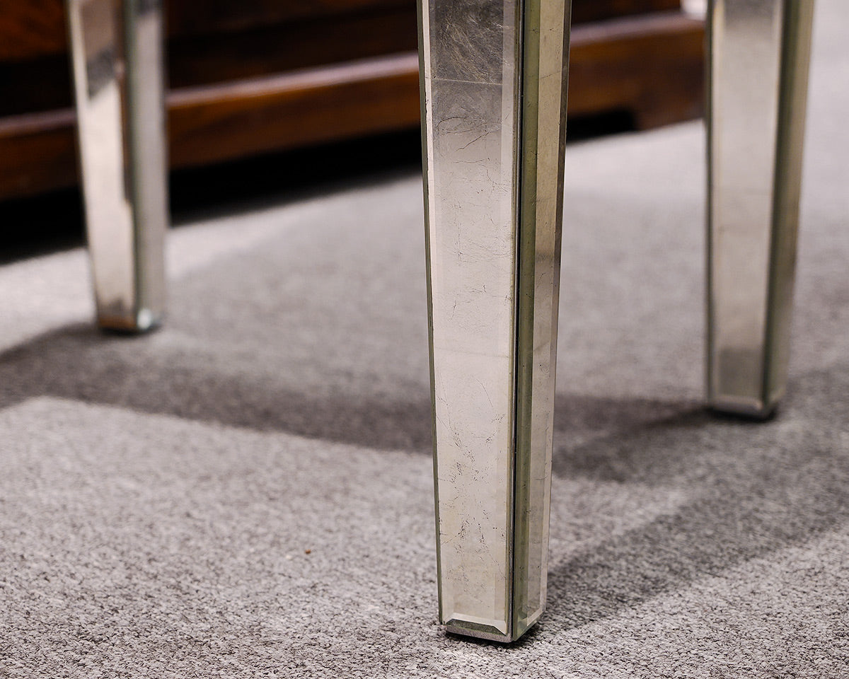 Restoration Hardware Antique Mirrored Accent Table