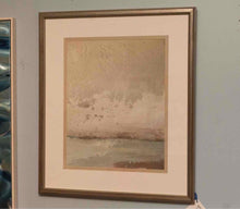 'Eastern Shore II'' Double Matted Silver Frame Under Glass Print