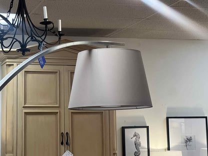 Silver Arc Floor Lamp