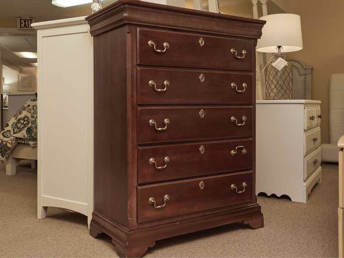 Cherry 5 Drawer Chest