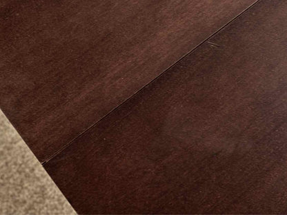 Espresso Finish Dining Table W/ Turned Legs