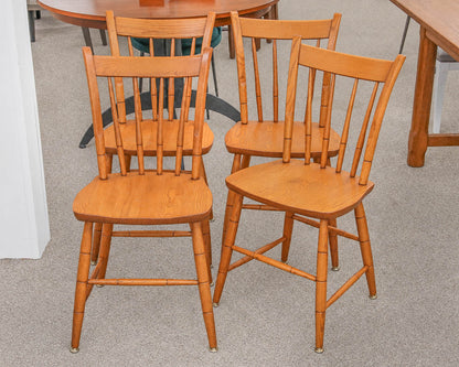 Athol Furniture Oak Drop Leaf Table and Chairs Set