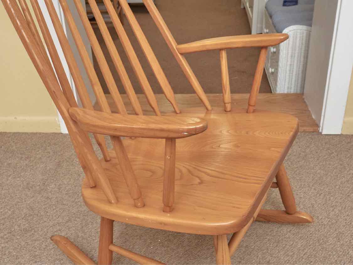 S Bent & Bros. Oak Rocker
