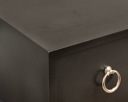 Gat Creek Tomlin 6-Drawer Dresser in Maple Black with Polished Nickel Hardware