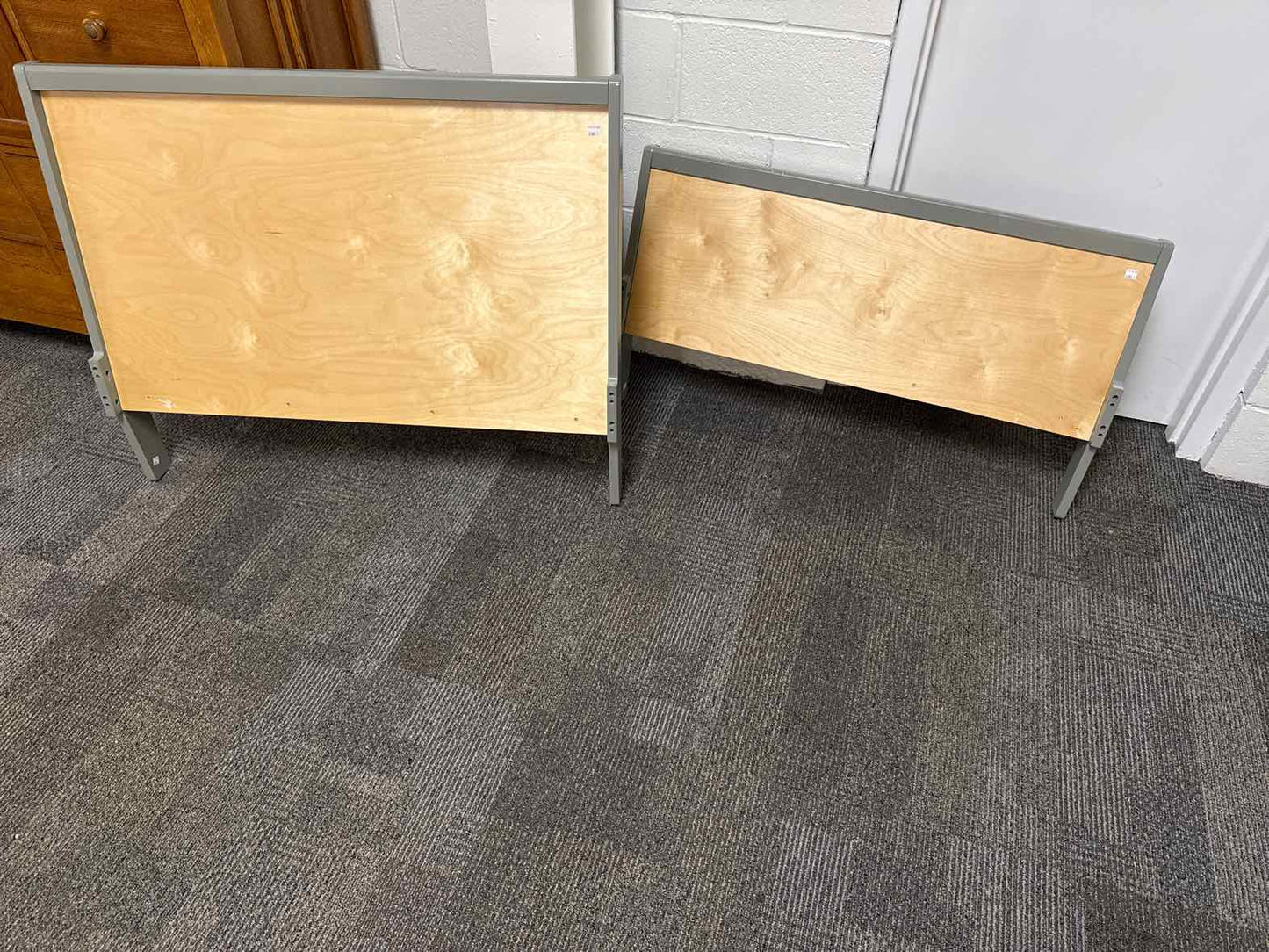 Oeuf 'Sparrow' Gray & Birch Twin Bed