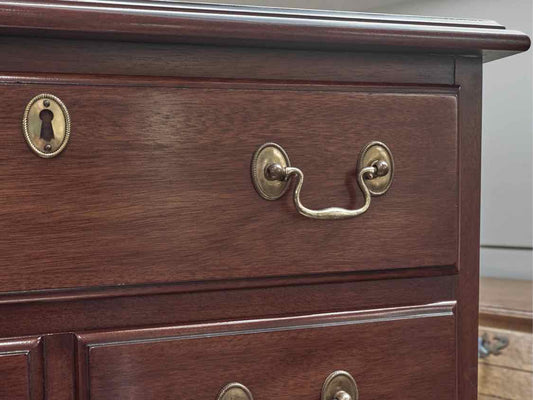 Henkel Harris Lingerie Chest in Solid Mahogany with Brass Pulls