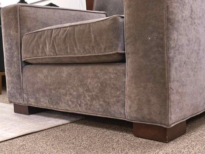 Mitchell Gold + Bob Williams Jean-Luc Chair in Grey Velvet