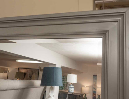 Folio 21 "Hilton Head' Shutter Grey Finish 7 Drawer  Dresser & Mirror