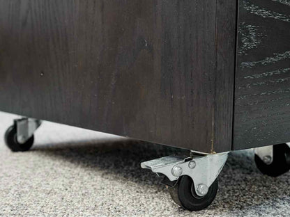 Dark Stain1 Drawer  File Cabinet