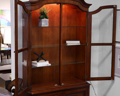Kindel Regency Style China Two-Piece China Cabinet