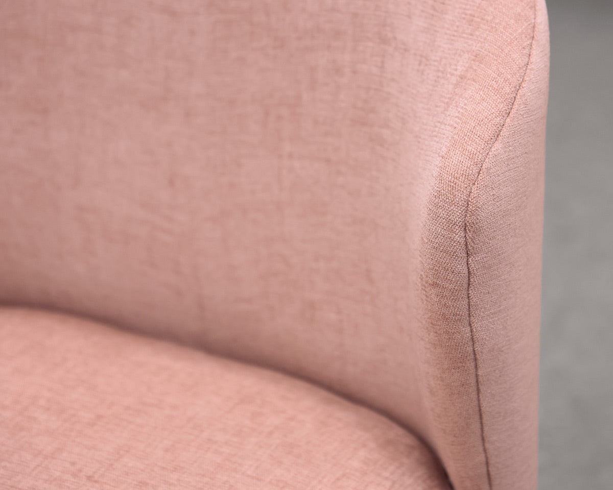 Set of 8 Interior Define Custom Rose "Pratt" Dining Chairs
