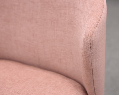 Set of 8 Interior Define Custom Rose "Pratt" Dining Chairs