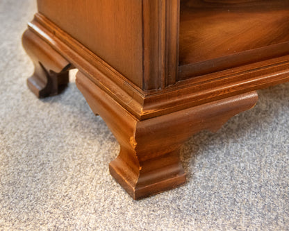 Dixie Forest Walnut Two Drawer Nightstand