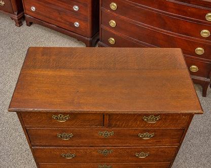 English Oak 2 Over 3 Chest