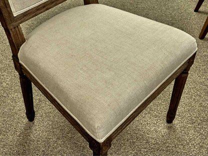 Set of 6 Restoration Hardware Vintage French Squareback Dining Chairs