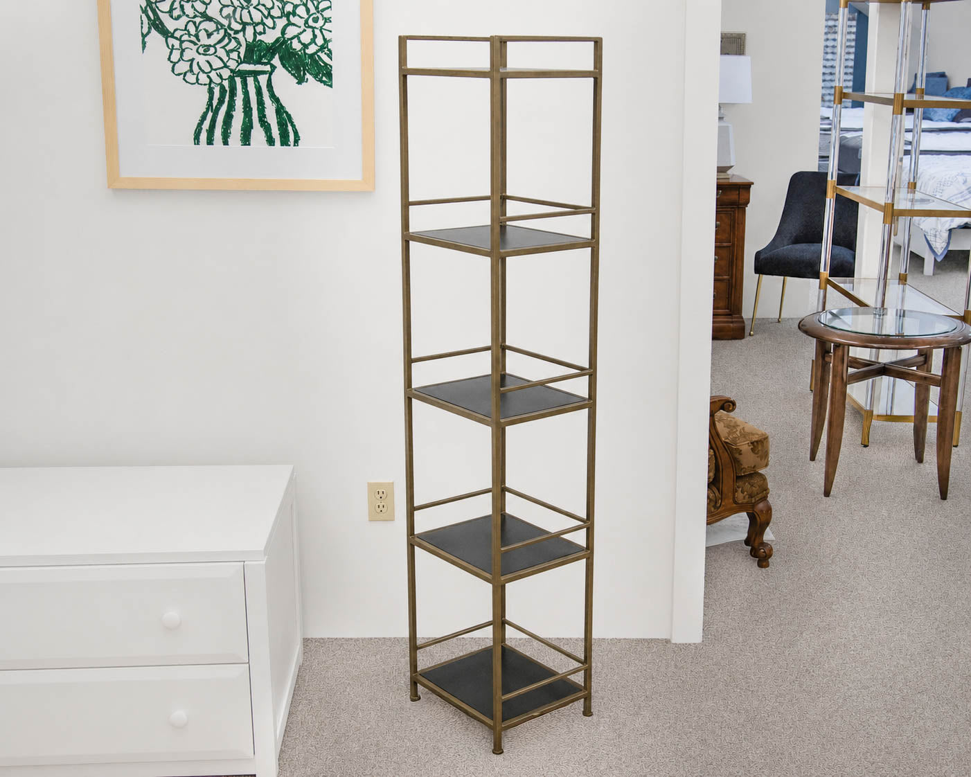 Crate & Barrel 'Remi' Narrow Etagere