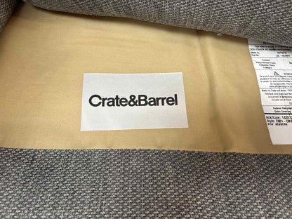 Pair of Crate & Barrel 'Declan' Swivel Chairs