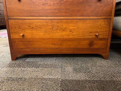 Tom Seely Cherry 6-Drawer Door Chest