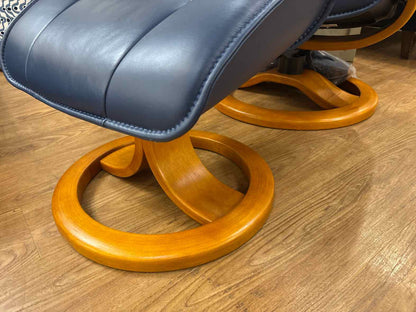 Fjords Swivel Recliner & Ottoman