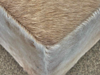 Restoration Hardware 'Cooper' Hair on Hide Ottoman