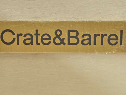 Crate & Barrel 'Tate' Bookcase W/ File Cabinet in 'Stone'