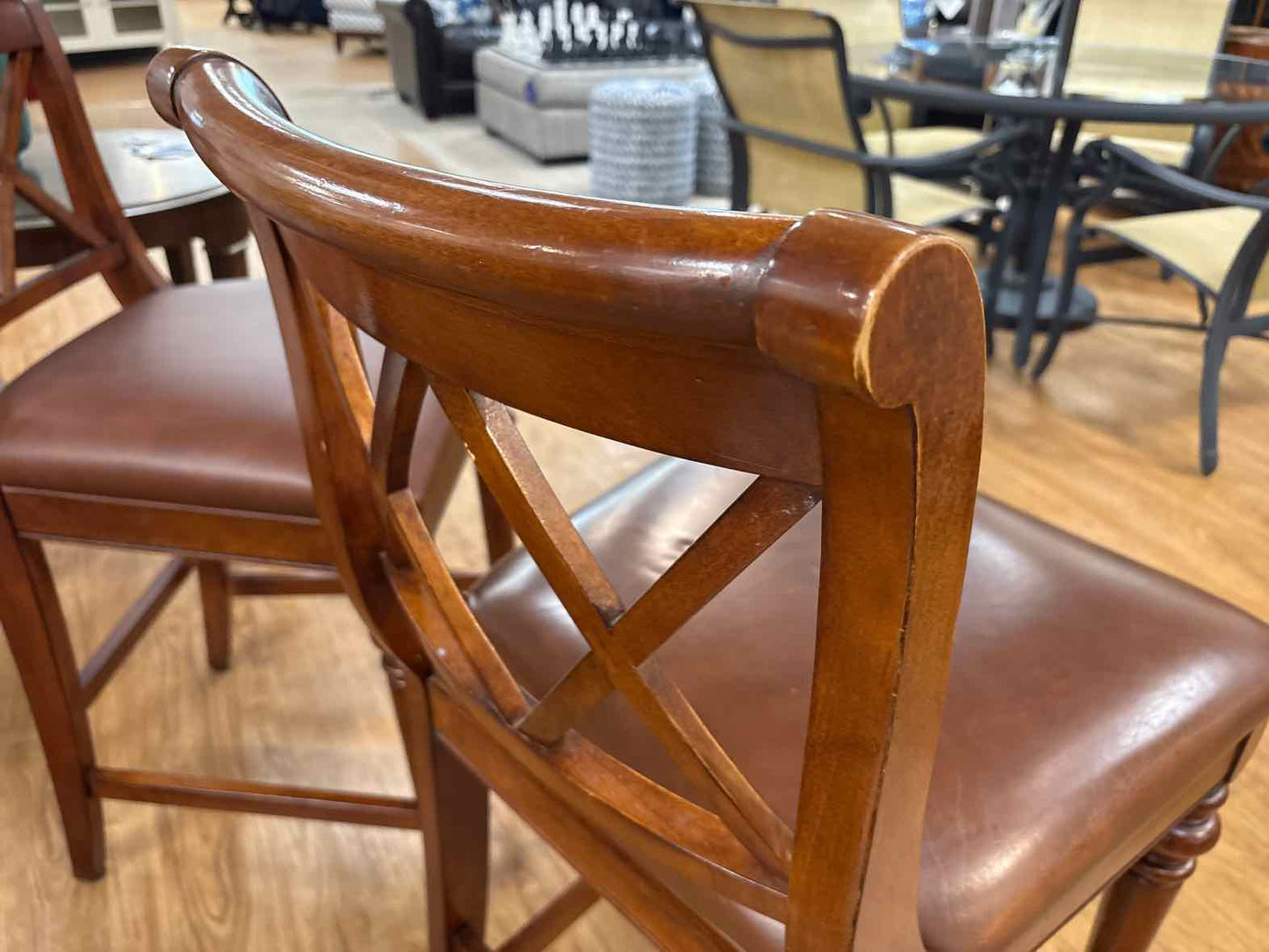 Set of 4 Ethan Allen 'British Classics' Barstools