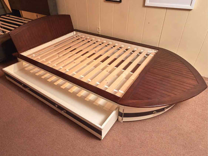 Pottery Barn  Speed Boat II Full Bed with Pull-Out Trundle