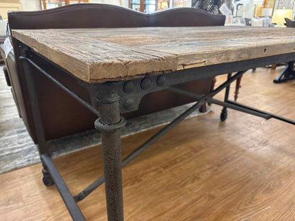 RH 'Flatiron' Industrial Desk