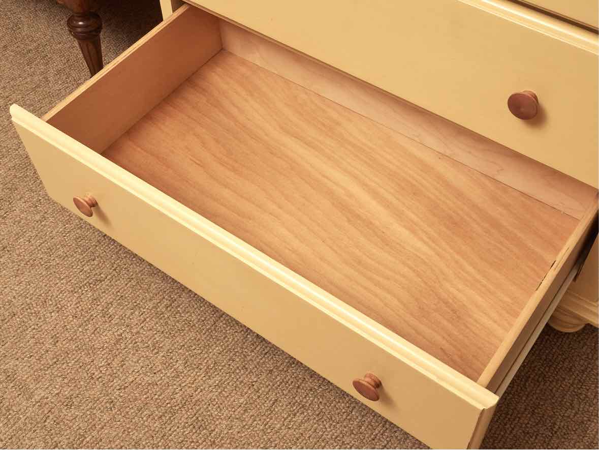 Vermont Yellow Finish 5 Drawer Chest