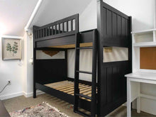 Pottery Barn Midnight Blue/Black Bunkbed with Ladder