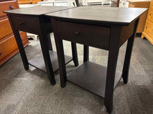 Pair of Circle Furniture Nightstands in Espresso