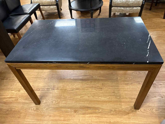 Crate & Barrel 'Parsons' Dining Table w/ Set of 4 'Curran' Chairs
