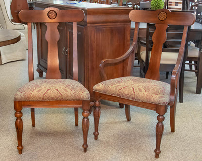 Ethan Allen 'British Classics' Dining Table & 6 Chair Set