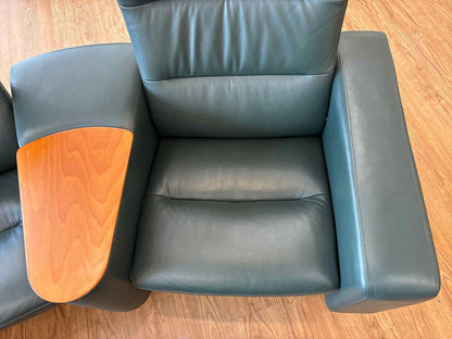 Ekornes Stressless 'Arion' Home Theater Recliner Sofa w/ Ottoman