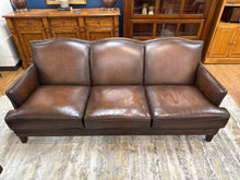 Chocolate Leather Sofa