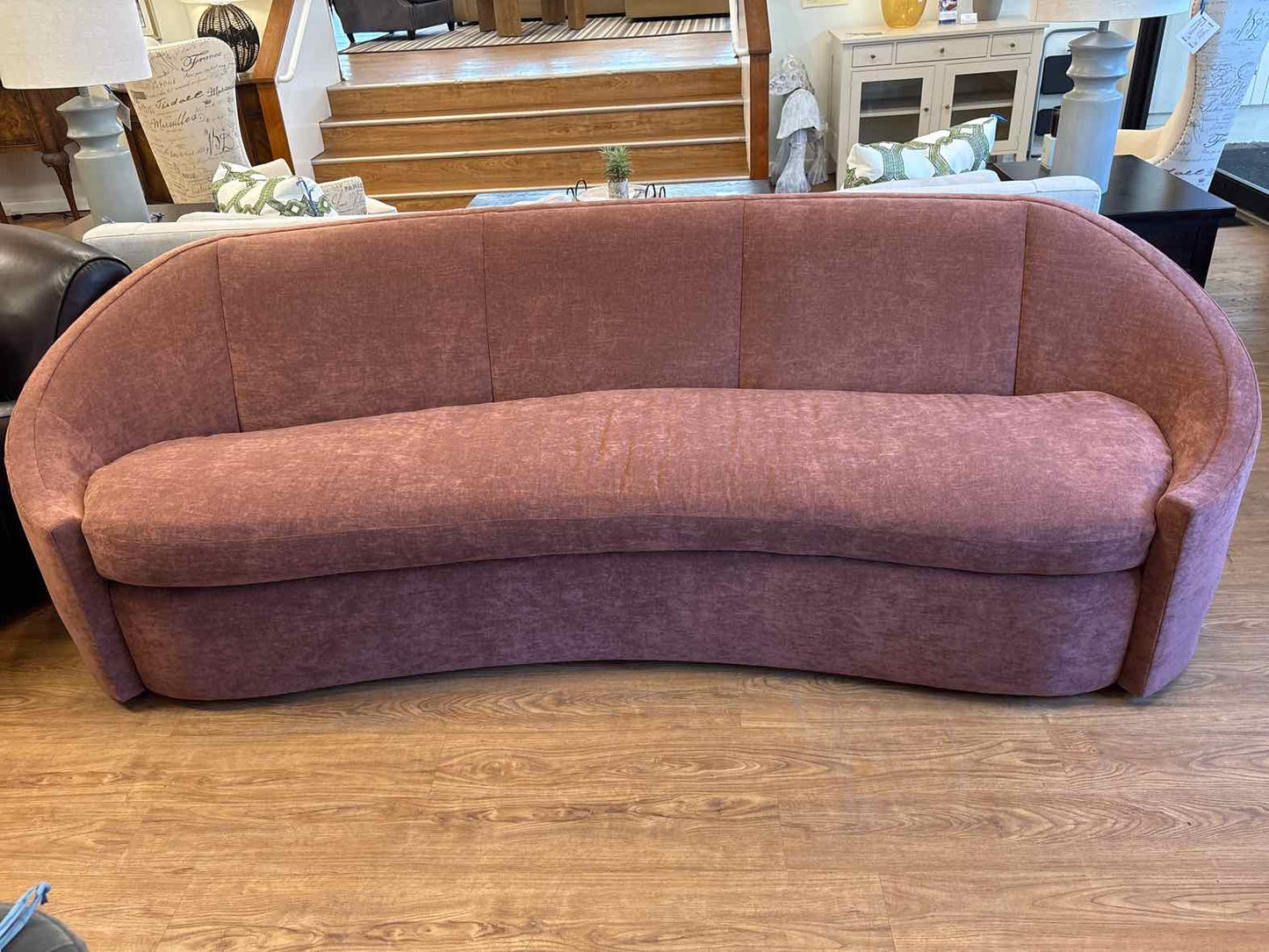 Hickory 'Ariele' Curved Sofa