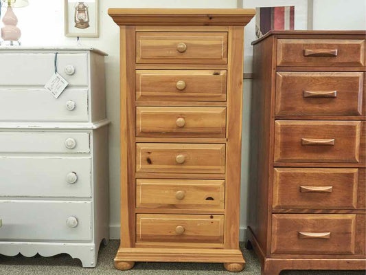 Pine Six Drawer Lingerie Chest
